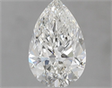 Diamante Natural 0.71 quilates, De pera , Color I, claridad VVS2 y certificado GIA