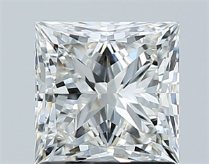 Picture of Natural Diamond 1.50 Carats, Princess with  Cut, H Color, VS1 Clarity and Certified by GIA