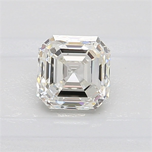 Picture of Natural Diamond 0.71 Carats, Asscher with  Cut, J Color, VS2 Clarity and Certified by GIA