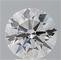 Lab Grown Diamond 3.03 Carats, Round with Ideal Cut, E Color, VS1 Clarity and Certified by IGI