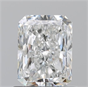 Natural Diamond 1.01 Carats, Radiant with  Cut, F Color, SI1 Clarity and Certified by GIA