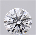 Del inventario de diamantes de laboratorio, 1.03 quilates, Redondo , Color D, claridad VVS2 y certificado IGI
