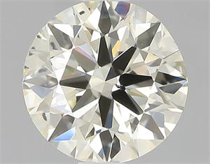 Picture of Natural Diamond 0.90 Carats, Round with Excellent Cut, L Color, SI1 Clarity and Certified by IGI