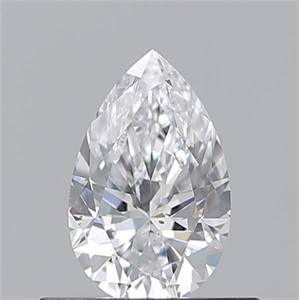 Picture of Natural Diamond 0.50 Carats, Pear with  Cut, D Color, SI1 Clarity and Certified by GIA