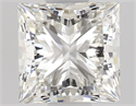 Natural Diamond 0.75 Carats, Princess with  Cut, I Color, IF Clarity and Certified by GIA