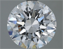 Natural Diamond 2.03 Carats, Round with Excellent Cut, D Color, VS2 Clarity and Certified by GIA
