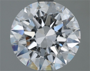 Picture of Natural Diamond 2.03 Carats, Round with Excellent Cut, D Color, VS2 Clarity and Certified by GIA