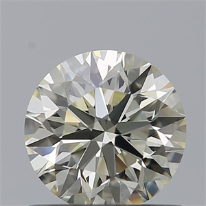 Foto Diamante Natural 0.71 quilates, Redondo , Color N, claridad VS1 y certificado GIA de