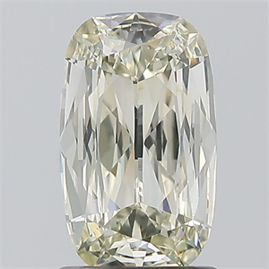 Picture of Natural Diamond 1.02 Carats, Cushion with  Cut, L Color, VS2 Clarity and Certified by GIA