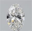 Natural Diamond 0.50 Carats, Oval with  Cut, F Color, VS1 Clarity and Certified by GIA