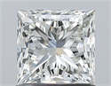 Natural Diamond 1.02 Carats, Princess with  Cut, I Color, VS1 Clarity and Certified by GIA