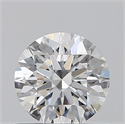 Natural Diamond 0.51 Carats, Round with Excellent Cut, E Color, SI1 Clarity and Certified by GIA
