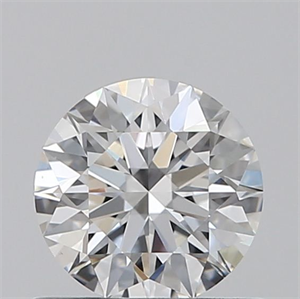 Picture of Natural Diamond 0.51 Carats, Round with Excellent Cut, E Color, SI1 Clarity and Certified by GIA