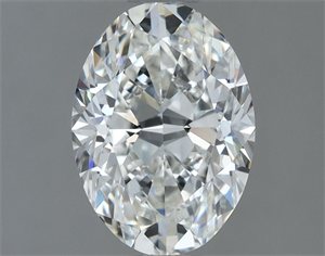 Picture of Natural Diamond 1.40 Carats, Oval with  Cut, H Color, VS1 Clarity and Certified by GIA