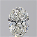 Natural Diamond 1.31 Carats, Oval with  Cut, I Color, VS2 Clarity and Certified by GIA