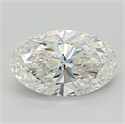 Natural Diamond 1.21 Carats, Oval with  Cut, F Color, VS1 Clarity and Certified by GIA