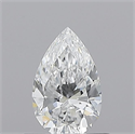 Natural Diamond 0.50 Carats, Pear with  Cut, D Color, VS1 Clarity and Certified by GIA