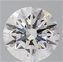 Lab Grown Diamond 5.10 Carats, Round with Ideal Cut, E Color, VVS2 Clarity and Certified by IGI