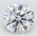 Lab Grown Diamond 2.92 Carats, Round with Excellent Cut, D Color, VVS1 Clarity and Certified by GIA