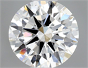 Natural Diamond 0.51 Carats, Round with Excellent Cut, G Color, VS2 Clarity and Certified by GIA