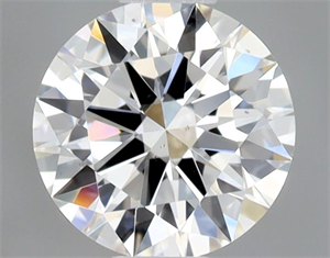 Picture of Natural Diamond 0.51 Carats, Round with Excellent Cut, G Color, VS2 Clarity and Certified by GIA