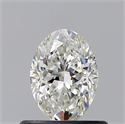 Natural Diamond 0.56 Carats, Oval with  Cut, G Color, VS1 Clarity and Certified by GIA
