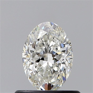Picture of Natural Diamond 0.56 Carats, Oval with  Cut, G Color, VS1 Clarity and Certified by GIA