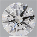 Lab Grown Diamond 4.08 Carats, Round with Ideal Cut, E Color, VVS2 Clarity and Certified by IGI