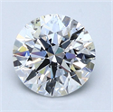 Diamante Natural 1.51 quilates, Redondo , Color D, claridad SI1 y certificado GIA