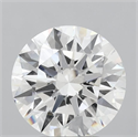 Lab Grown Diamond 3.07 Carats, Round with Ideal Cut, E Color, VVS2 Clarity and Certified by IGI