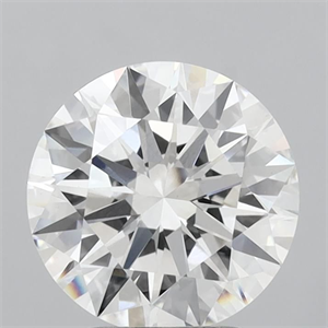 Picture of Lab Grown Diamond 3.07 Carats, Round with Ideal Cut, E Color, VVS2 Clarity and Certified by IGI