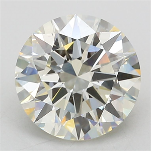 Picture of Lab Grown Diamond 3.01 Carats, Round with Excellent Cut, J Color, VS1 Clarity and Certified by IGI
