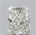 Natural Diamond 0.84 Carats, Radiant with  Cut, K Color, VVS2 Clarity and Certified by GIA