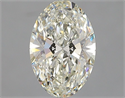 Natural Diamond 1.73 Carats, Oval with  Cut, K Color, VS1 Clarity and Certified by GIA