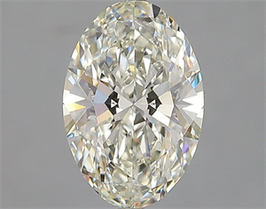 Picture of Natural Diamond 1.73 Carats, Oval with  Cut, K Color, VS1 Clarity and Certified by GIA