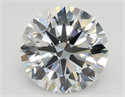 Lab Grown Diamond 2.01 Carats, Round with Excellent Cut, D Color, VVS1 Clarity and Certified by GIA