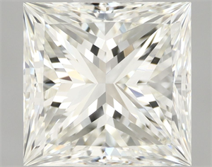 Picture of Natural Diamond 1.50 Carats, Princess with  Cut, I Color, VVS1 Clarity and Certified by IGI