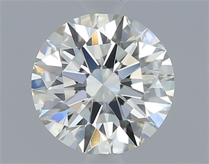 Picture of Natural Diamond 0.53 Carats, Round with Excellent Cut, H Color, VVS1 Clarity and Certified by IGI