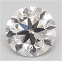 Natural Diamond 0.73 Carats, Round with Very Good Cut, H Color, VVS1 Clarity and Certified by GIA