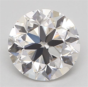 Picture of Natural Diamond 0.73 Carats, Round with Very Good Cut, H Color, VVS1 Clarity and Certified by GIA