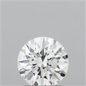 Lab Grown Diamond 1.03 Carats, Round with Ideal Cut, D Color, VS1 Clarity and Certified by IGI