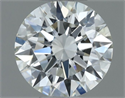 Diamante Natural 0.50 quilates, Redondo , Color G, claridad VVS1 y certificado IGI
