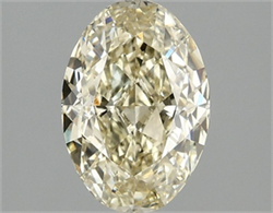 Picture of Lab Grown Diamond 2.09 Carats, Oval with  Cut, Fancy Intense Yellow Color, VS1 Clarity and Certified by IGI