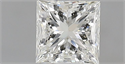 Natural Diamond 0.70 Carats, Princess with  Cut, J Color, VVS2 Clarity and Certified by GIA