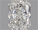 Natural Diamond 0.70 Carats, Radiant with  Cut, H Color, VVS1 Clarity and Certified by GIA