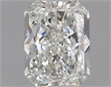 Natural Diamond 0.70 Carats, Radiant with  Cut, H Color, VVS1 Clarity and Certified by GIA