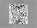 Diamante Natural 0.51 quilates, Princesa , Color F, claridad VS1 y certificado GIA