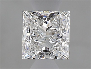 Foto Diamante Natural 0.51 quilates, Princesa , Color F, claridad VS1 y certificado GIA de
