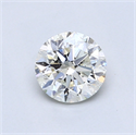 0.70 quilates, Redondo Diamante , Color H, claridad VS2 y certificado por EGL-USA