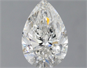 Natural Diamond 1.01 Carats, Pear with  Cut, F Color, SI1 Clarity and Certified by GIA